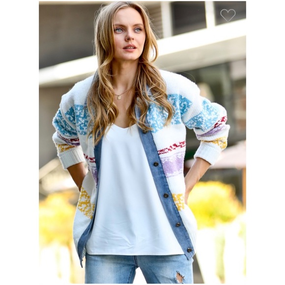 Chunky Knit Sweater Jacket - Picture 6 of 13